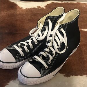 Classic Black High-Top Sneakers